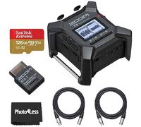 Zoom F3 MultiTrack Recorder with 32-bit Float + BTA-1 Bluetooth adapter + 128GB microSDXC Memory Card + Cable (2) - Bundle!