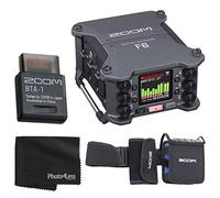 Zoom F6 6-Input / 14-Track Multitrack Field Recorder + Zoom BTA-1 Bluetooth Adapter + Zoom PCF-6 Protective Case + Photo4Less Black Cleaning Cloth - Top Value Accessory Recording Bundle
