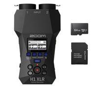 Zoom H1 XLR Recorder Bundle with 64GB MicroSD Card and Adapter