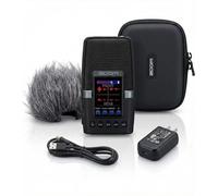 Zoom H2essential Multi-Mic 32-Bit Float Handy Recorder Bundle with APH-2e Accessory Pack with Hairy Windscreen, Padded Shell Case, AC Adapter, & USB C-Cable (H2e + APH-2e Accessory Pack)