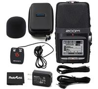 Zoom H2n Handy Recorder + Zoom SPH-2n Accessory Pack for the H2n + Black Cleaning Cloth
