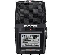 Zoom H2n Stereo/Surround-Sound Portable Recorder, 5 Built-In Microphones, X/Y, Mid-Side, Surround Sound, Ambisonics Mode, Records to SD Card, For Recording Music, Audio for Video, and Interviews