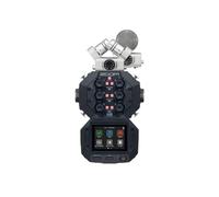 ZOOM H8 Handy Recorder MS Pack Limited Special Edition with 2 microphone capsules XYH-6 and MSH-6 in silver, suitable for a wide variety of recording situations, music, podcasts and field recording.