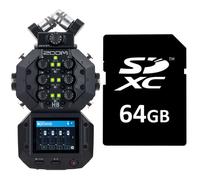 ZOOM H8 Handy Recorder - 12-Track Audio Recorder with Touchscreen, Interchangeable Microphone Capsules and USB Audio Interface - For Music, Podcast, Field Recording - Black