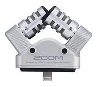 ZOOM iQ6 XY Stereo Microphone for iPhone/iPad - Optimised stereo recording for Videos, Podcasts, Music and Interviews