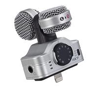 Zoom iQ7 Smartphone Microphone, MS Stereo Microphone for iPhone/iPad, Lightweight, Compact Size, Supports Lightning Connector, 2021 Release