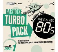 Zoom Karaoke - Zoom Karaoke CD+G Turbo Pack - 1980s/Eighties - 10 Discs [Card Wallets]