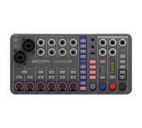 Zoom LiveTrak L-6 | UK-Version | Portable 10-track digital mixer | Multitrack recorder and interface | XLR-TRS | 32 bit | Delay | Echo| Reverb | Compressor | Live streaming | Grey