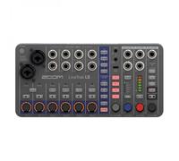 Zoom LiveTrak L-6 | UK-Version | Portable 10-track digital mixer | Multitrack recorder and interface | XLR-TRS | 32 bit | Delay | Echo| Reverb | Compressor | Live streaming | Grey