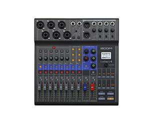 Zoom LiveTrak L-8 Podcast Recorder, Battery Powered, Digital Mixer and Recorder, Music Mixer, Phone Input, Sound Pads, 4 Headphone Outputs, 12-In/4-Out Audio Interface, Built In EQ and Effects