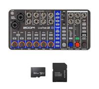 Zoom LiveTrak L6 Mixer Recorder Bundle with 64GB MicroSD Card and Adapter