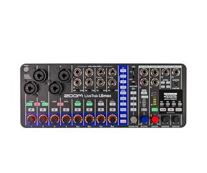 Zoom LiveTrak L6max Digital Mixer/Recorder, Battery Powered, 32-Bit Float, 12-Channels, 4 Combo + 8 Stereo Inputs, MIDI, Effects, Sound Pads, 3-Band EQ, Bounce Track, AI Noise Reduction, and More