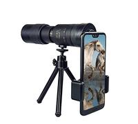 Zoom Optical Monoculars Telescopes With Tripod，4K 10-300X40mm Outdoor Hd Portable Monoculars Clip For Universal Phone Night Vision Waterproof Monoculars For Bird Watching Camping Hiking