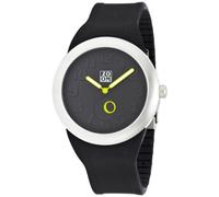Zoom Sunday Black Dial Black Rubber Strap Gents Watch ZM.3755M.9502