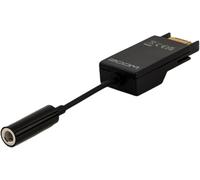 ZOOM TCA-1 Timecode Adapter, precision timecode generator for audio-video synchronisation, compatible with ZOOM recorders, black