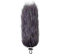 ZOOM WSU-2 Windscreen made of synthetic fur for mobile recorders and shotgun microphones - Clear sound quality without wind noise when recording outdoors