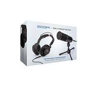 Zoom ZDM-1 Podcast Mic Pack, Podcast Dynamic Microphone, Headphones, Tripod, Windscreen, XLR Cable, For Recording Podcasts