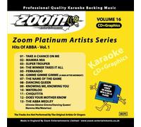 Zoom - Zoom Platinum Artists Karaoke CD+G - Vol 16 - Abba