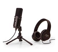 ZOOM ZUM-2 PMP USB Podcast Mic Pack for podcasters, streamers and YouTubers - complete solution with microphone and headphones