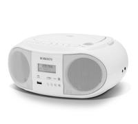 Roberts Zoombox 4 Portable CD Player DAB DAB+ FM RDS Bluetooth White