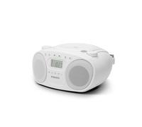 Roberts Radio ZOOMBOX FM CD / FM / AM Stereo Boombox (WHITE)
