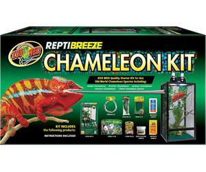 ZooMed ReptiBreeze Chameleon Kit Mesh Enclosures Lizard Gecko Complete Starter