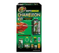 ZooMed ReptiBreeze Chameleon Starter Kit Setup 41x41x76cm Mesh Screen Cage