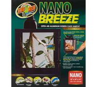 Zoo Med Screen Cage Nano Breeze Aluminum 10 x 10 x 12 in