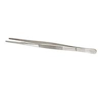 Zoomed Steel Feeding Tongs, Black