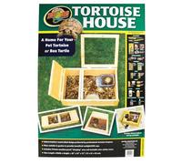 Zoo Med Tortoise House with Enclosed Sleeping Area - Lockable Fir Wooden Housing