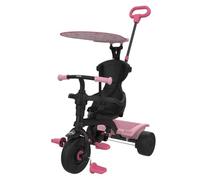 Zoomee 4 in 1 Trike - Unicorn Dream - Parental Lock Mode, Removable Safety Bar, Safety Steering Lock System & Shock Resistant Wheels, Adjustable UV Sunshade - Ages 10-36 Months.
