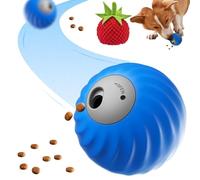 Zoomie Buddy 2.0, Leaking Food Balls with Fruit Plush Cover, Smart Touch and Run Interactive Dog Toy, Auto Rolling Ball, Treat Dispensing Puzzle Toys for Small/Medium Dogs, Dual Modes (A1-3)