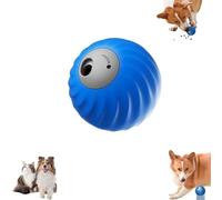 Zoomie Buddy 2.0, Zoomie Buddy Interactive Pet Toys, Smart Pet Rolling Feeding Ball Eed, Dual Modes, Usb Rechargeable, Dog Toys to Keep Them Busy (1Pcs*Blue)