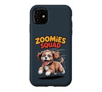 Zoomies Squad Cute Comic Crossbreed Mix Breed Cavapoo Case for iPhone 11