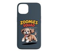 Zoomies Squad Cute Comic Crossbreed Mix Breed Cavapoo Case for iPhone 13