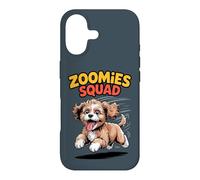 Zoomies Squad Cute Comic Crossbreed Mix Breed Cavapoo Case for iPhone 17