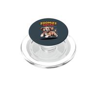 Zoomies Squad Cute Comic Crossbreed Mix Breed Cavapoo PopSockets PopGrip for MagSafe