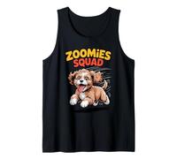 Zoomies Squad Cute Comic Crossbreed Mix Breed Cavapoo Tank Top