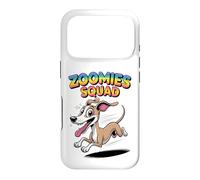 Zoomies Squad Cute Comic Puppy Cartoon Breed Dog Whippet Case for iPhone 17 Pro