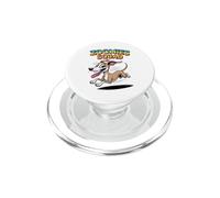 Zoomies Squad Cute Comic Puppy Cartoon Breed Dog Whippet PopSockets PopGrip for MagSafe