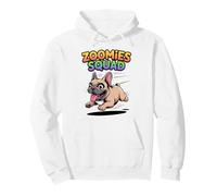 Zoomies Squad Cute Comic Puppy Cool Frenchie French Bulldog Pullover Hoodie