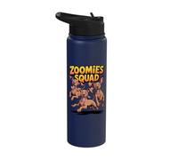 Zoomies Squad Cute Comic Puppy Hungarian Dog Breed Vizsla Stainless Steel Insulated Water Bottle