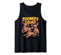 Zoomies Squad Cute Comic Puppy Hungarian Dog Breed Vizsla Tank Top
