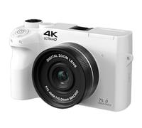 Zoomix Digital Camera Original, Zoomix Digital Camera with 4k 75 Million True Pixels (White+64gG)
