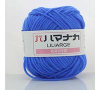 Zoomlie 5 Rolls Smooth Soft Milk Cotton Yarn 10 * 25g Double Warm Hand-Knitted Colorful Crochet Yarn Baby Wool for Craft Shawl Scarf Crochet Thread Supplies (3 Balls,Color 35)