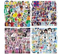 ZOOMPIL Football Stickers, Football Star Stickers, Waterproof Football Stickers, Sports Stickers for Children, Football Stickers for Laptops, Luggage, Helmets, Skateboards, Pack of 200