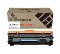 ZOOMTEC 216A W2411A Cyan Toner Cartridge Compatible with HP Colour Laserjet Pro M155 M155a M155dw M155nw MFP M182 M182n M182nw M183fdw Printer (1x Cyan; with Chip)