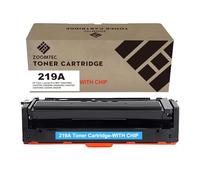 ZOOMTEC 219A W2190A Toner Cartridge Compatible with HP Color Laserjet Pro MFP 3302FDWG 3302FDW 3302SDW 3302SDWG 3302FDN 3302FDNG 3202DN 3202DW (1x Cyan; with Chip)