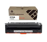 ZOOMTEC 219A W2190A WITH CHIP Black Toner Cartridge Compatible with HP Color Laserjet Pro MFP 3302FDWG 3302FDW 3302SDW 3302SDWG 3302FDN 3302FDNG 3202DN 3202DW Printer (1x Black, with Chip)
