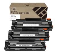 ZOOMTEC CB435A 35A Toner Cartridge Replacement for HP CB435A 35A Toner Cartridge Compatible for HP Laserjet P1005 P1006 P1007 P1008 P1009 Printer (3x Black)